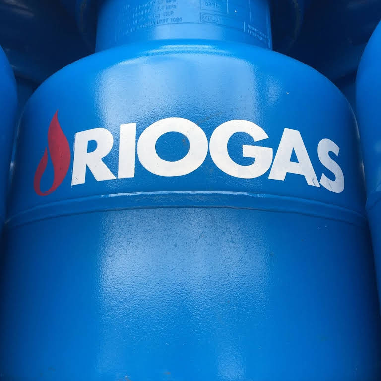 Garrafa con logo de empresa Riogas